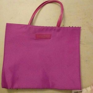 Pink Lancome Paris Shoulder Bag